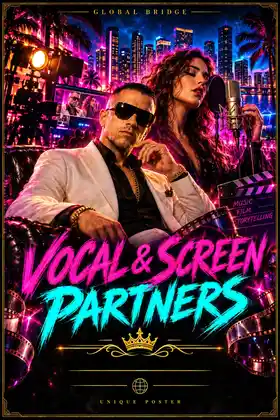 VOCAL & SCREEN PARTNERS — Alon De Loco poster