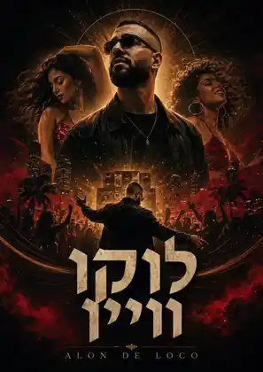 פוסטר קולנועי מאושר לשיר לוקו ווין